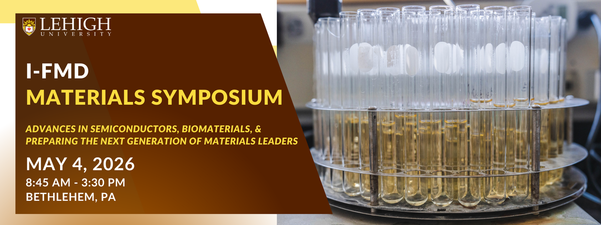 banner headline announcing the symposium